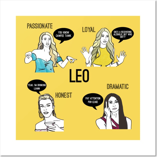 Leo- Bravostology series Wall Art by Katsillustration